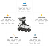 Load image into Gallery viewer, Seba E3 80 Premium White V3 Skates