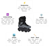 Load image into Gallery viewer, Playlife Phantom 80 Black Skates