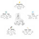 Load image into Gallery viewer, Flying Eagle X7D Reaver T110 White Skates