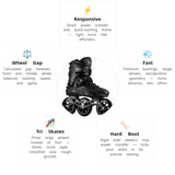 Load image into Gallery viewer, Flying Eagle X7D Reaver T110 Black Skates