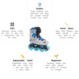 Load image into Gallery viewer, Powerslide Jet Pro PDS Smoky Grey adj. Kids Skates