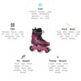 Load image into Gallery viewer, Powerslide Next 110 PDS Merlot Skates