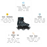 Load image into Gallery viewer, Powerslide Imperial Darkteal 110 Skates
