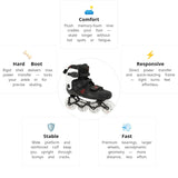 Load image into Gallery viewer, FR SL J Black Kids Skates