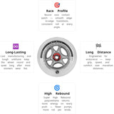 Load image into Gallery viewer, Powerslide Infinity RTR ABEC9 Spacer 100mm/85A Wheels (Pack of 4)