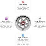 Load image into Gallery viewer, Powerslide Infinity RTR ABEC9 Spacer 90mm/85A Wheels (Pack of 4)