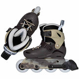 Load image into Gallery viewer, Powerslide Jet Brown adj. Kids Skates