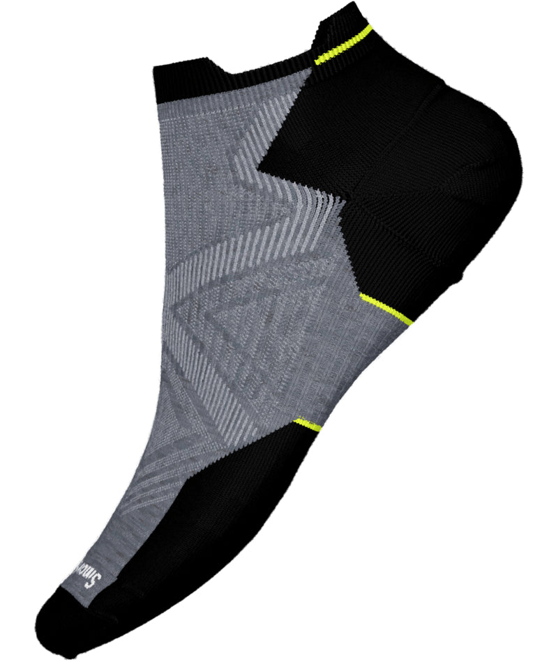 Smartwool - Run Targeted Cushion Low Ankle Socks - Men's - Medium Gray
