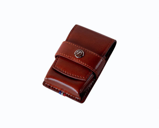 S.T. DUPONT LINE D LIGHTER CASE/ETUI BROWN 180124