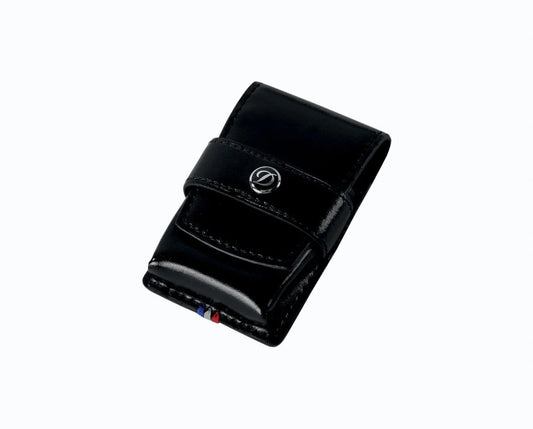 Line D Black Smooth Leather Lighter Case/Etui 180024