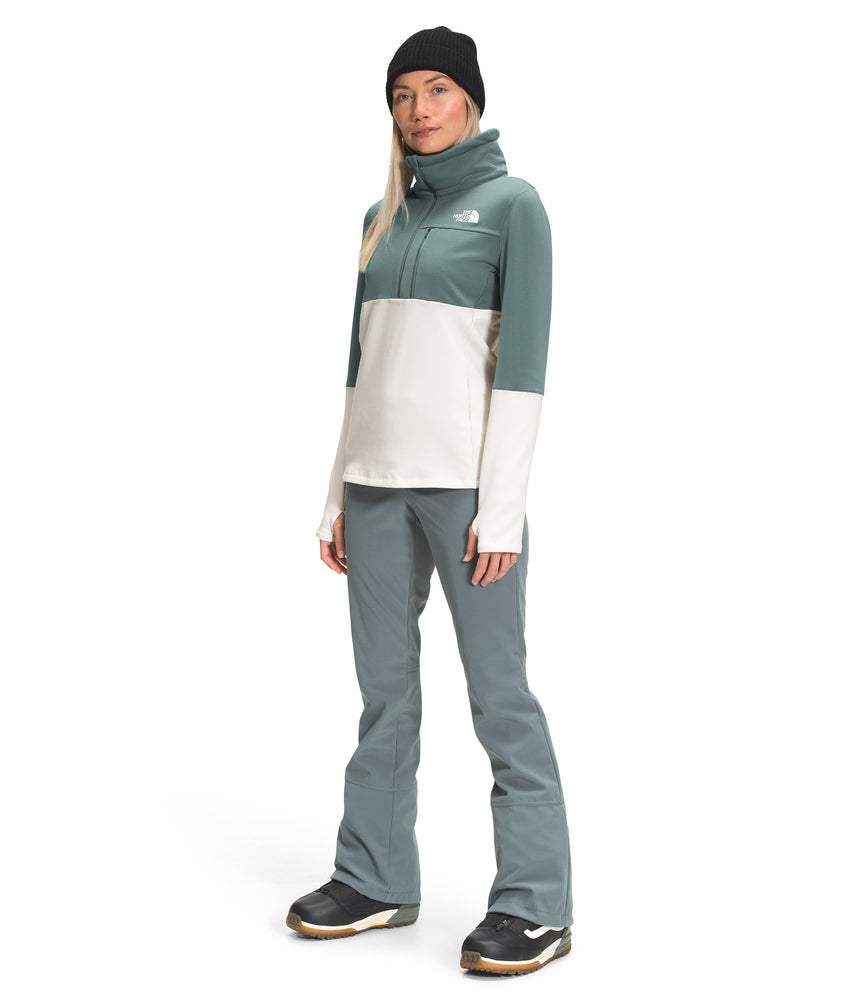 The North Face - Womens Tagen 1/4 Zip Fleece - Pamplona Purple/Dark Eggplant Purple