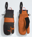 Load image into Gallery viewer, The North Face - Montana Pro SG GTX Trigger Mitt - Unisex - Leather Brown/Asphalt Grey