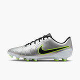 Load image into Gallery viewer, Nike Tiempo Legend 10 Club Multi-Ground Low-Top Soccer Cleats - Metallic Silver