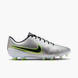 Load image into Gallery viewer, Nike Tiempo Legend 10 Club Multi-Ground Low-Top Soccer Cleats - Metallic Silver