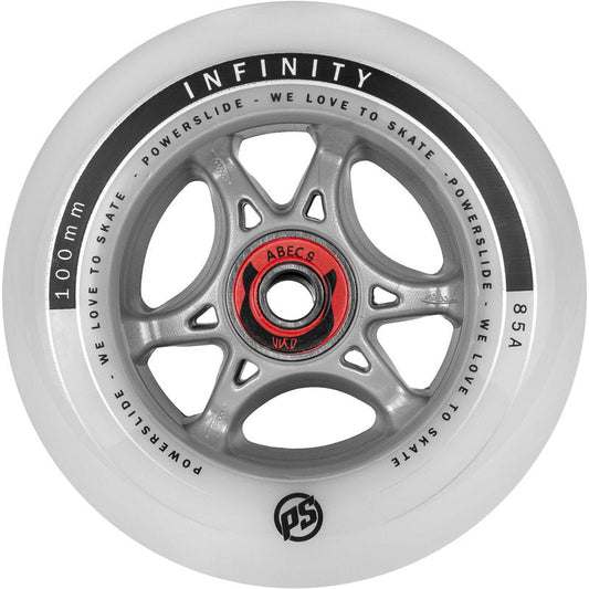 Powerslide Infinity RTR ABEC9 Spacer 100mm/85A Wheels (Pack of 4)