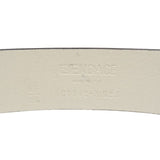 Load image into Gallery viewer, Versace Fendace Fendi 8 C0662 Leather Metal White Gold Belt 1891