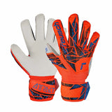 Load image into Gallery viewer, Reusch Attrakt Solid Finger Support Kids Goalkeeper Gloves