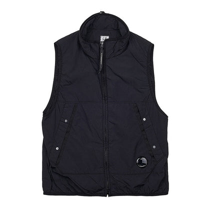Cp Company Primaloft G.D.P Padded Lens Gilet In Black
