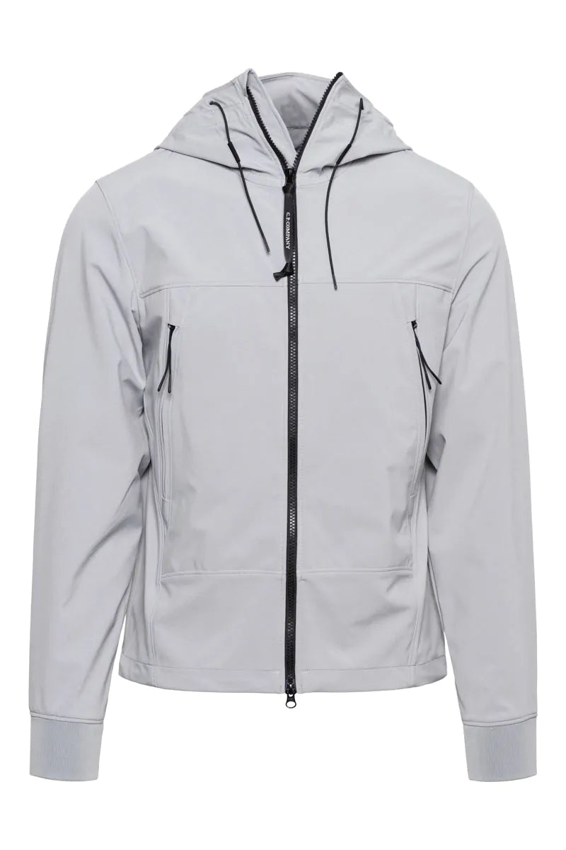 Cp Company S/S Goggle Soft Shell In Drizzle Grey