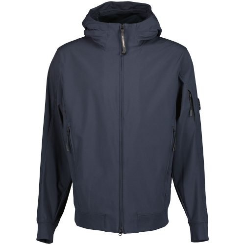 Cp Company S/S Lens Soft Shell Jacket In Navy
