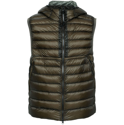Cp Company D.D Shell Gilet In Grape Leaf