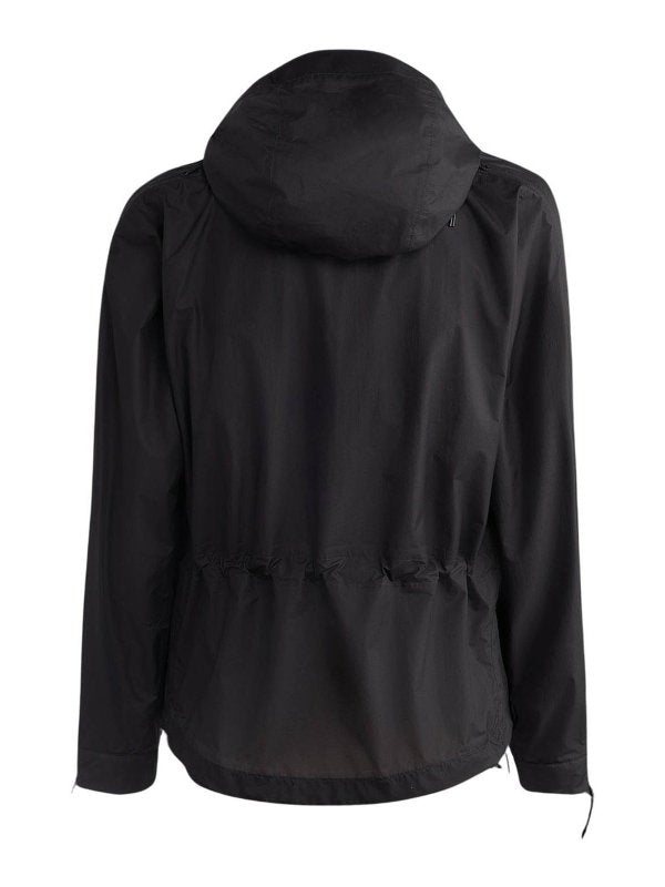 Cp Company Metropolis Nylon Pertex Lightweight Hooded Jacket in Black