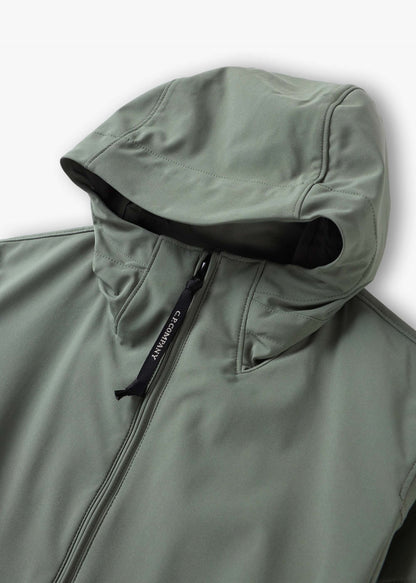 Cp Company S/S Lens Soft Shell In Agave Green