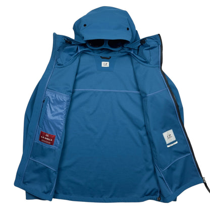 Cp Company S/S Goggle Soft Shell In Ink Blue
