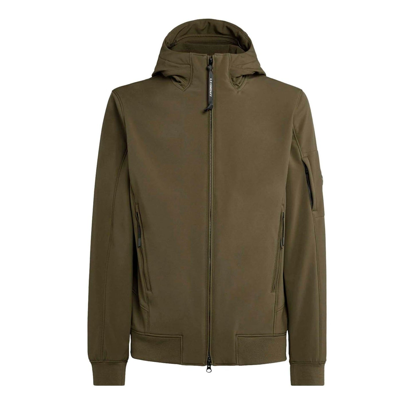 Cp Company Shell-R A/W Lens Jacket In Ivy Green