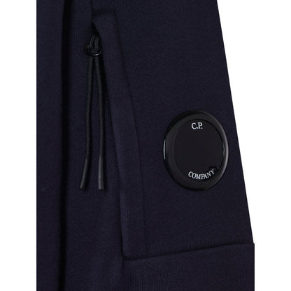 Cp Company Diagonal Raised Lens Sweatshirt in Navy