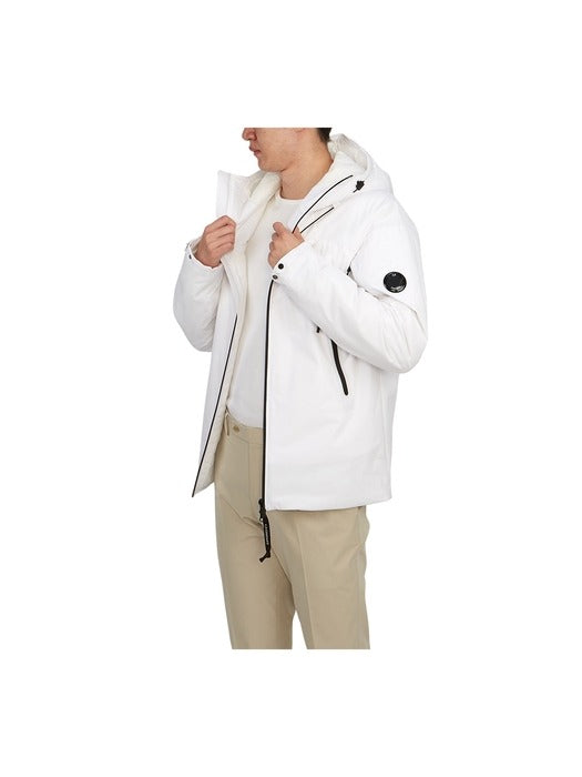 Cp Company Padded A/W Pro-Tek Hooded Jacket White