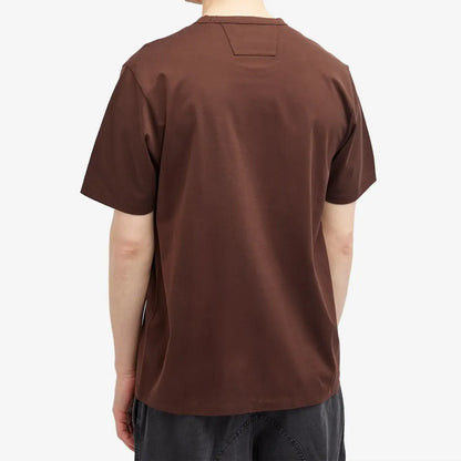 Cp Company 051A Metropolis Graphic Logo T-Shirt In Rum Raisin