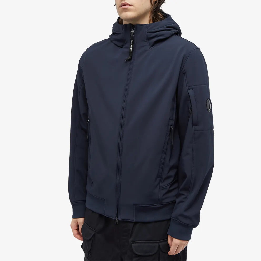 Cp Company Shell-R A/W Lens Jacket In Navy