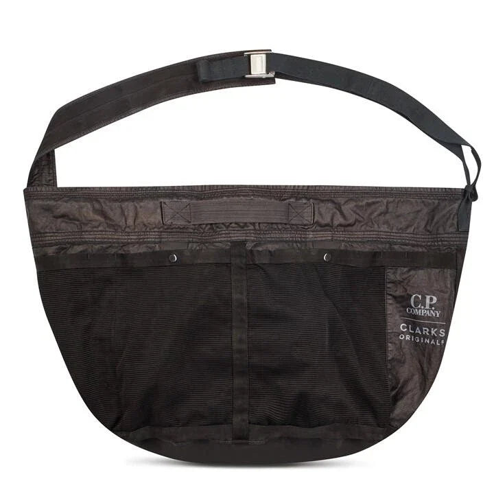 Cp Company X Clarks Original Lino Wax Travel Bag In Black