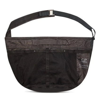 Cp Company X Clarks Original Lino Wax Travel Bag In Black
