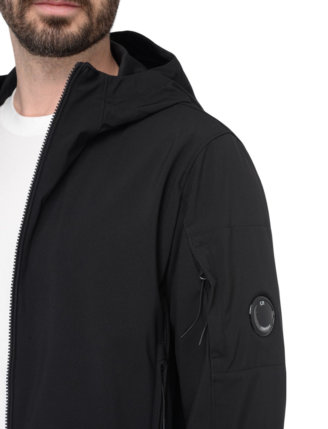 Cp Company 002A Shell-R Lens Jacket In Black