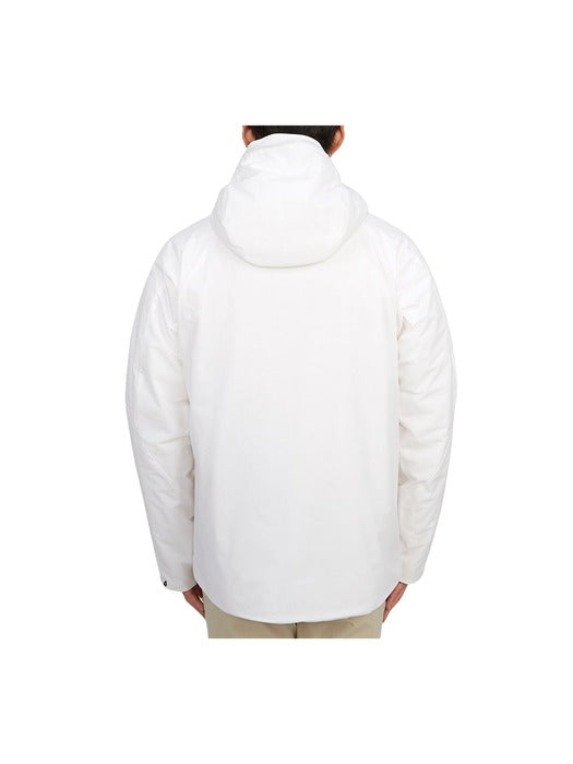 Cp Company Padded A/W Pro-Tek Hooded Jacket White