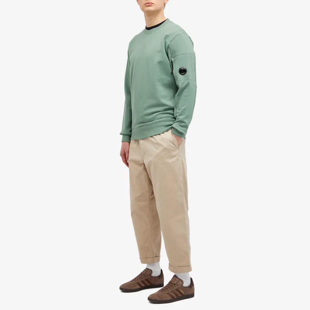 Cp Company 16CM Diagonal Raised Lens Sweatshirt Green Bay