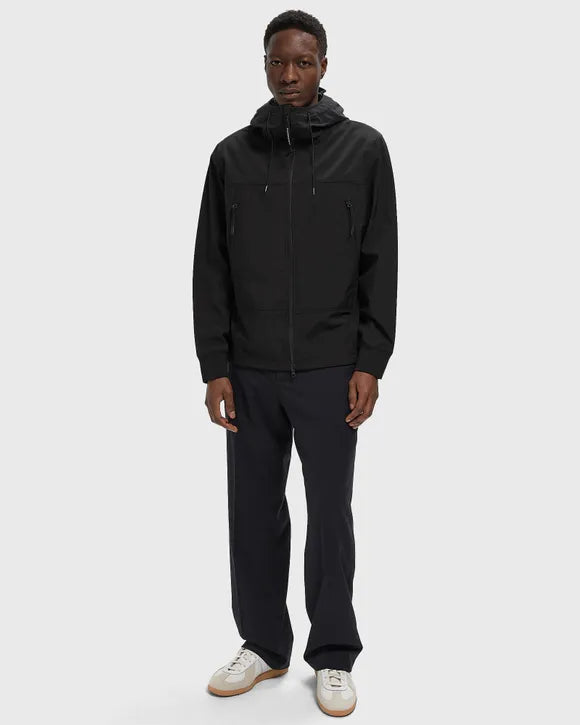 Cp Company 001A Shell-R Goggle Jacket In Black