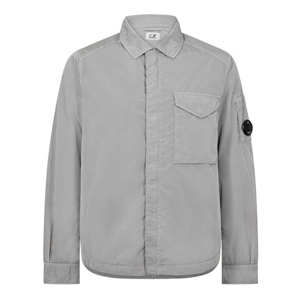 Cp Company Chrome-R Pocket Overshirt in Drizzle Grey