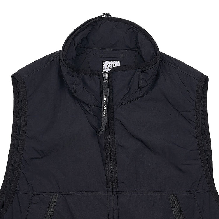Cp Company Primaloft G.D.P Padded Lens Gilet In Black