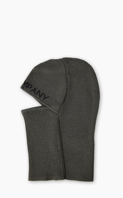 Cp Company Knitted Big Logo Balaclava Olive Night