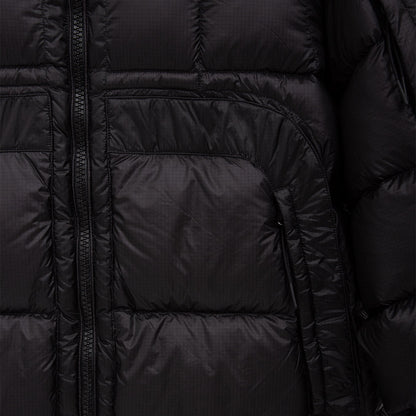 Cp Company 216A D.D Shell Short Hooded Down Jacket In Nightshade