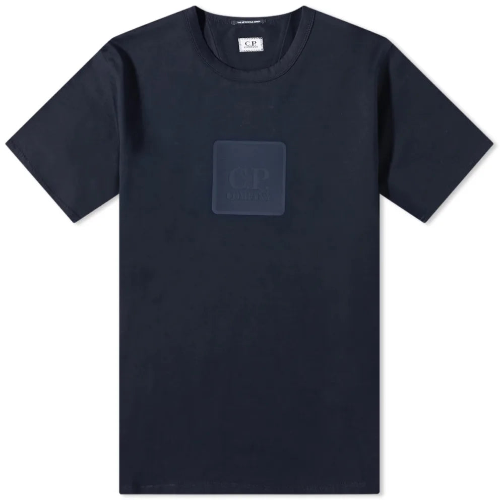 Cp Company 197A Metropolis Series Big Logo T-Shirt in Navy