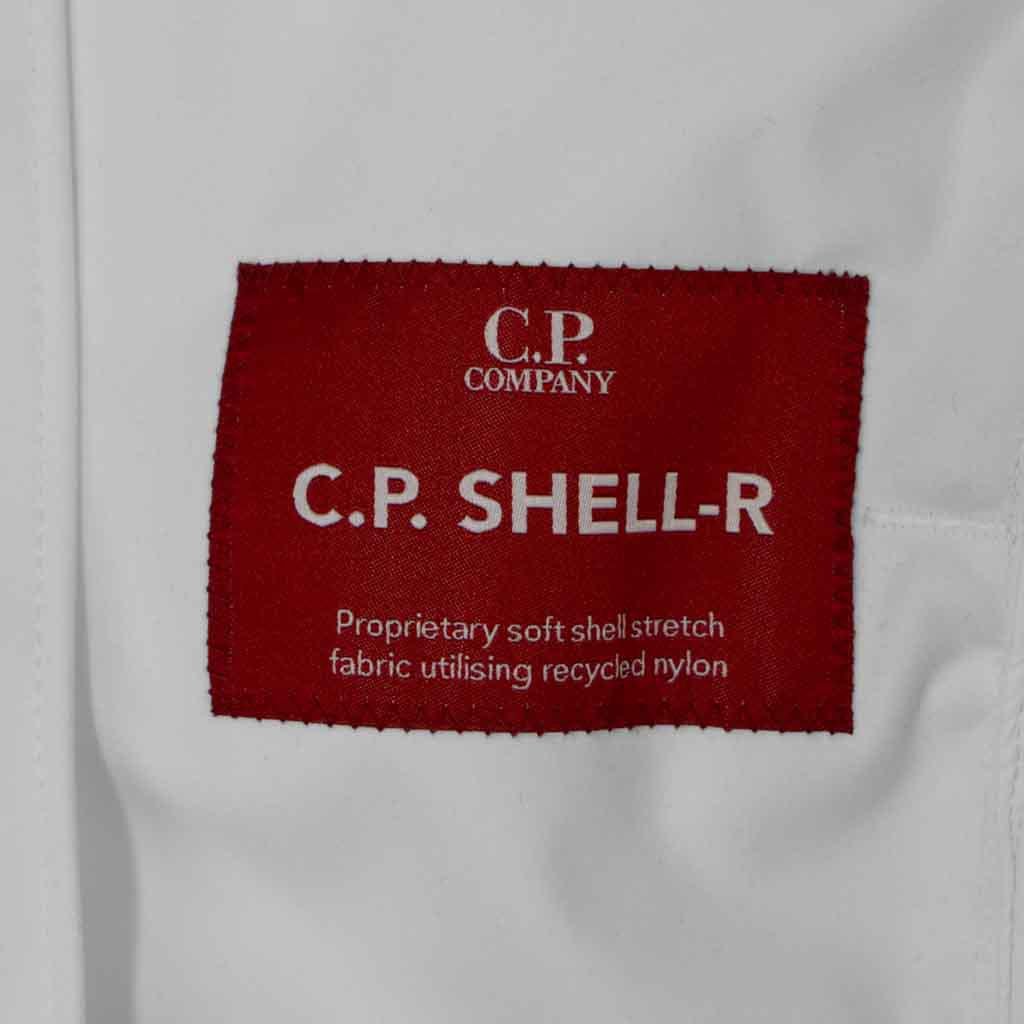Cp Company S/S Lens Soft Shell Jacket In White