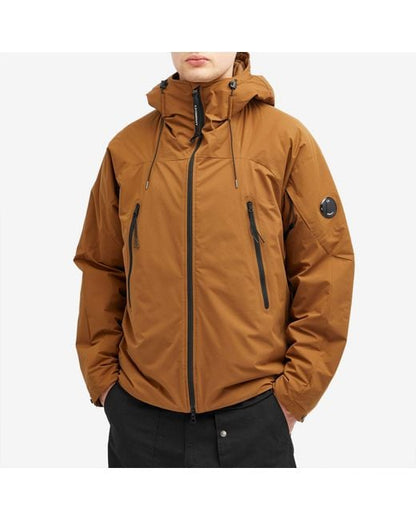 Cp Company Padded Pro-Tek Hooded Jacket Toffee Brown