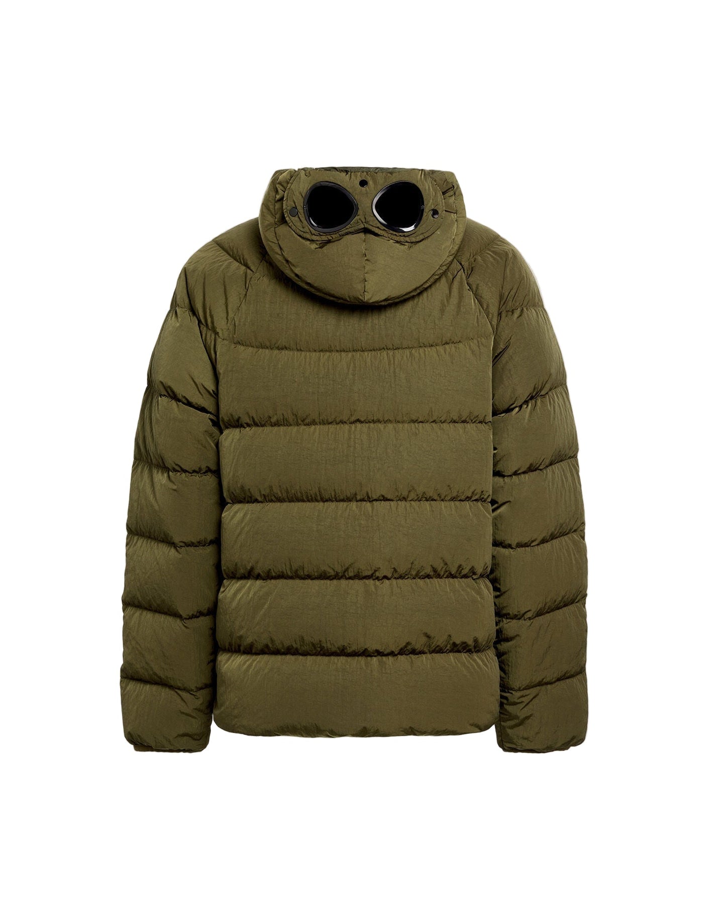 Cp Company Eco-Chrome R Goggle Down Jacket in Ivy Green