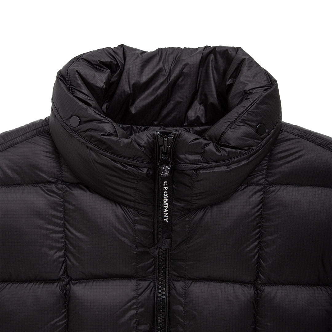Cp Company 216A D.D Shell Short Hooded Down Jacket In Nightshade