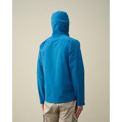 Cp Company Lightweight Lens Hooded Pro-Tek Jacket In Ink Blue