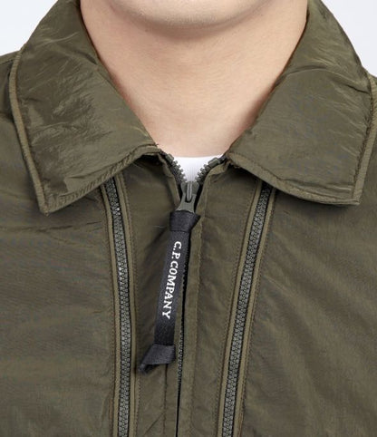 Cp Company 013A Chrome-R Lens Overshirt in Ivy Green